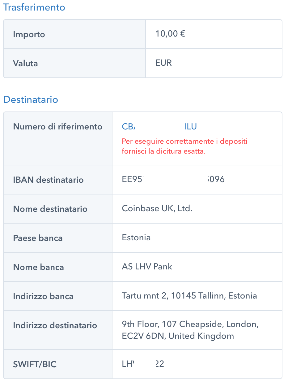 coinbase sepa