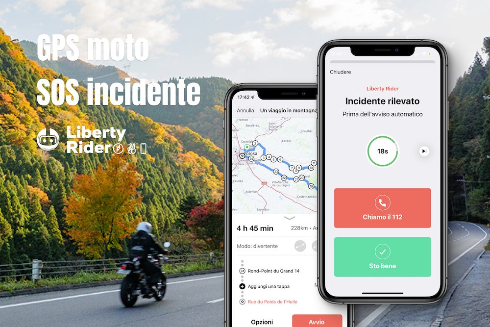 Liberty Rider app GPS