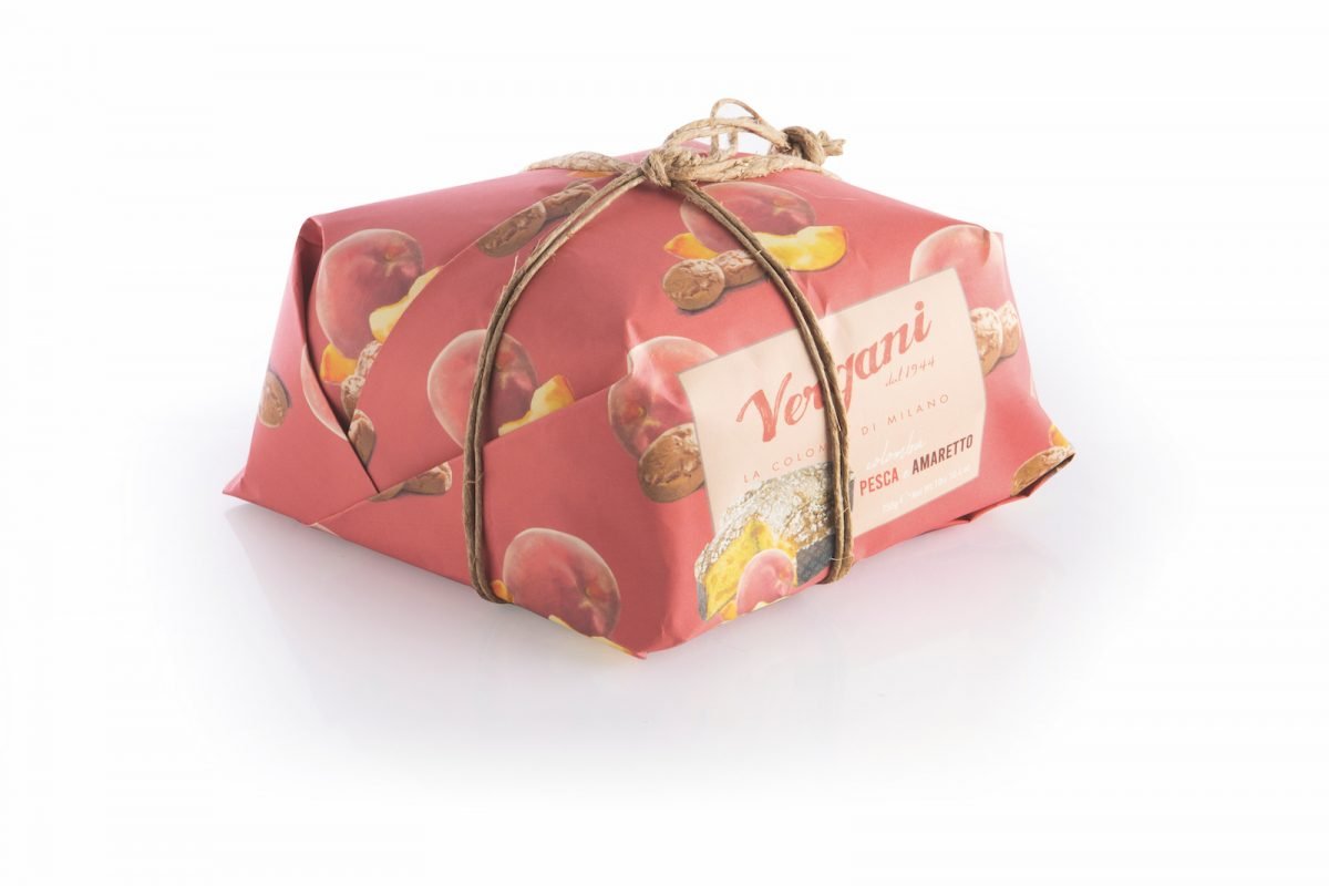 Colomba Vergani Gourmet pesca e amaretto