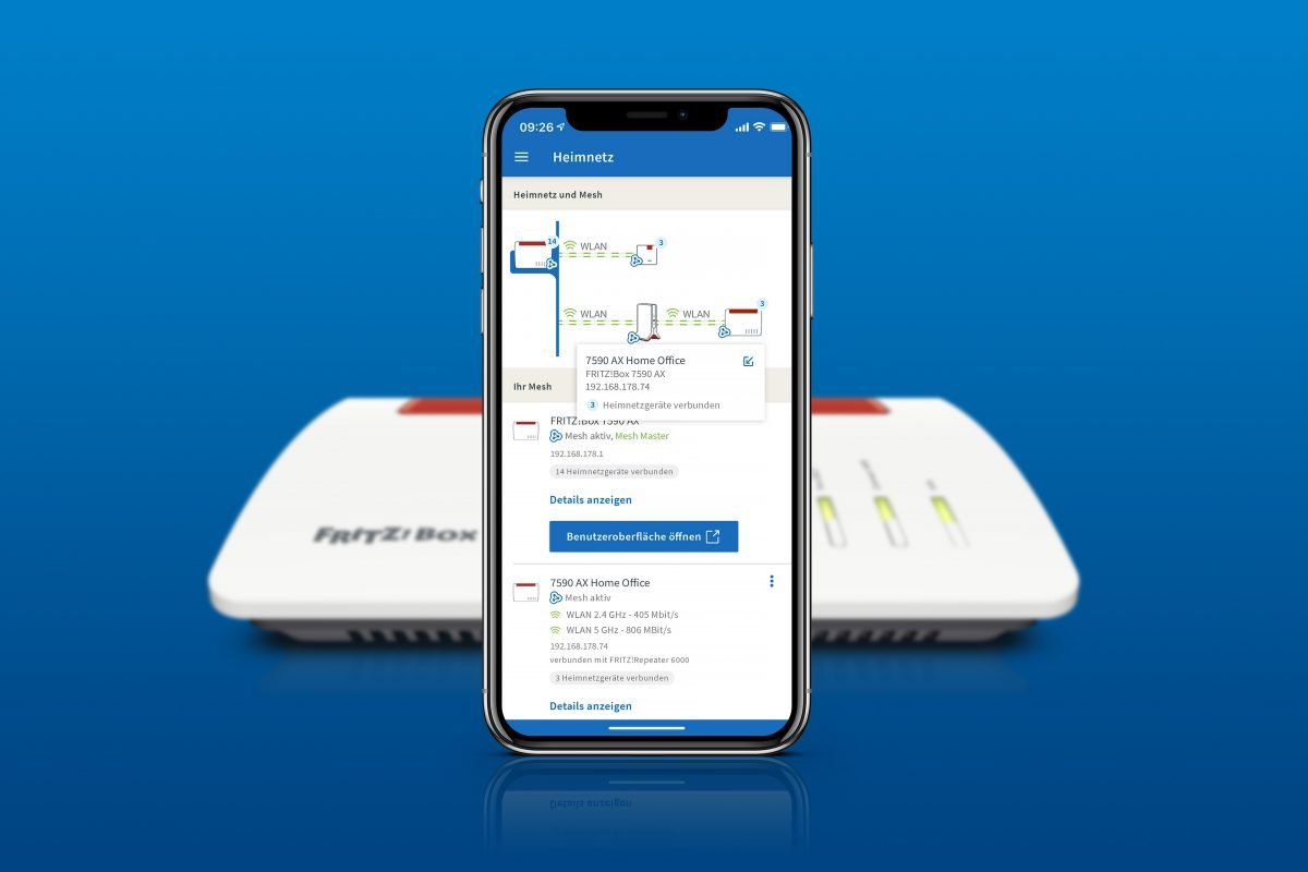 MyFRITZApp FRITZBox 7590 AX