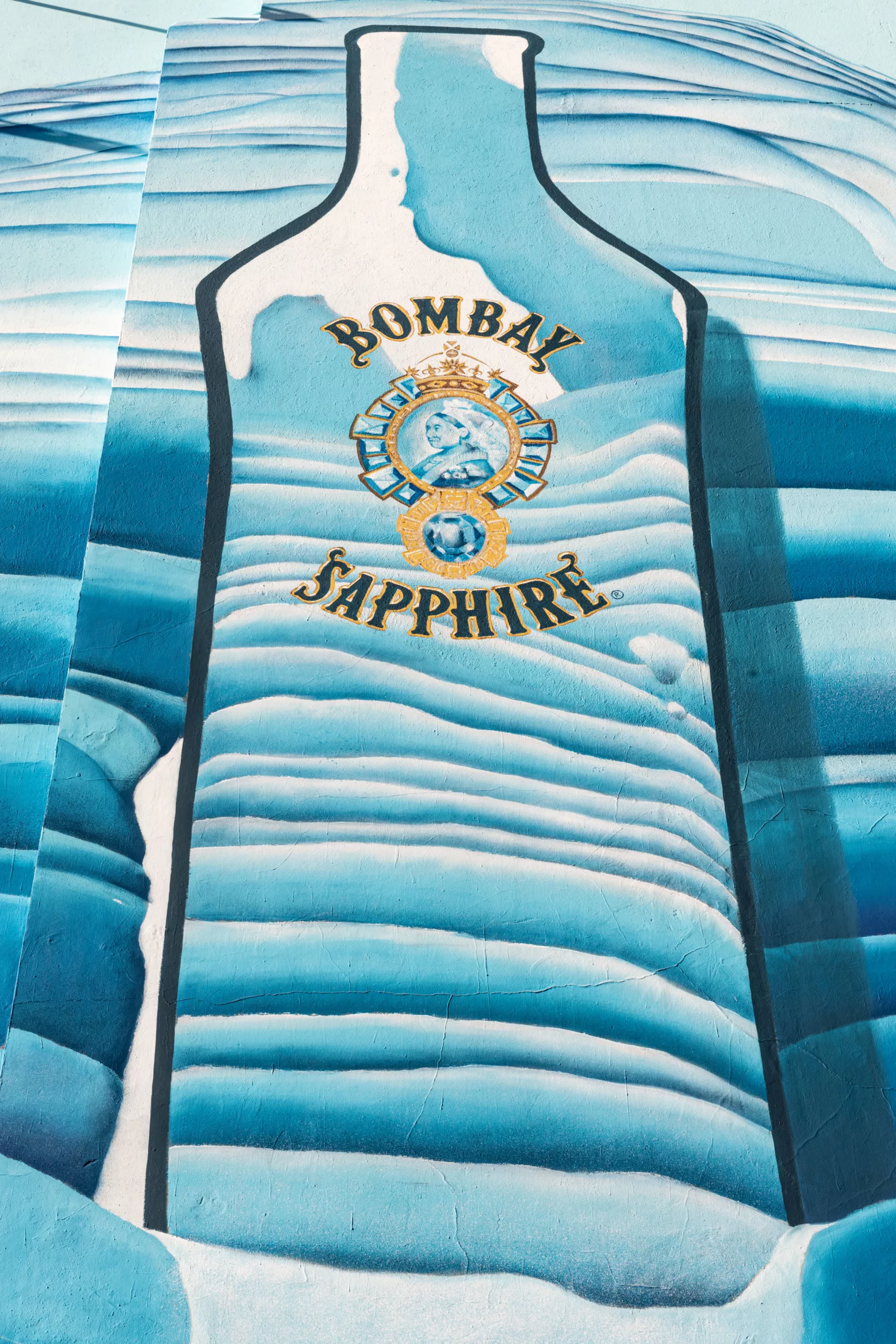 Bombay Sapphire murales Milano