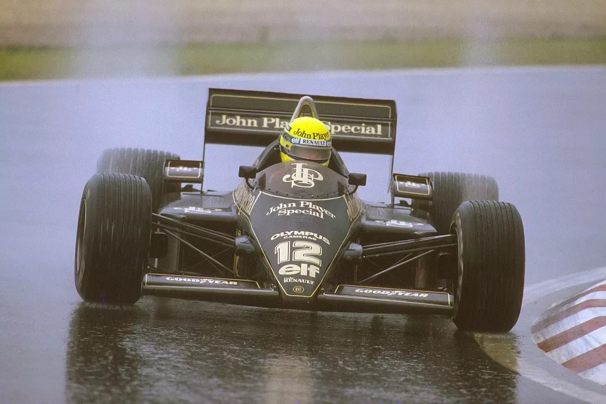 Ayrton Senna su Lotus 97T