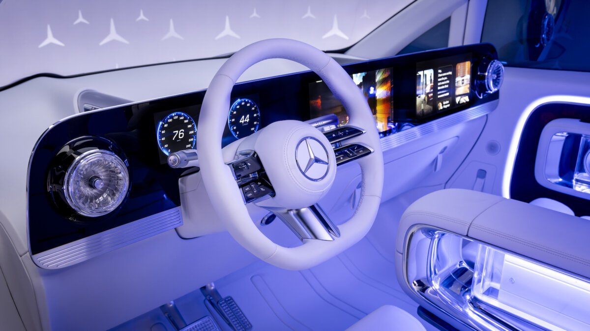 Lusso e design per la luxury limousine Mercedes Vision V 15 Mercedes-Benz Vision V
