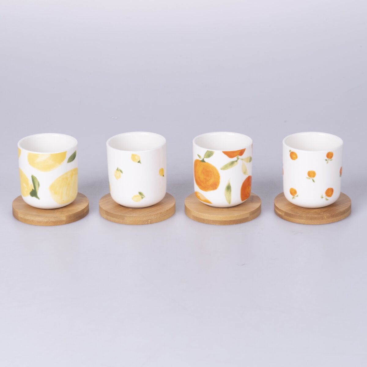 Brunch d’estate con stile: le nuove ceramiche di Villa d’Este Home Tivoli 2 tazzine caffè decoro agrumi