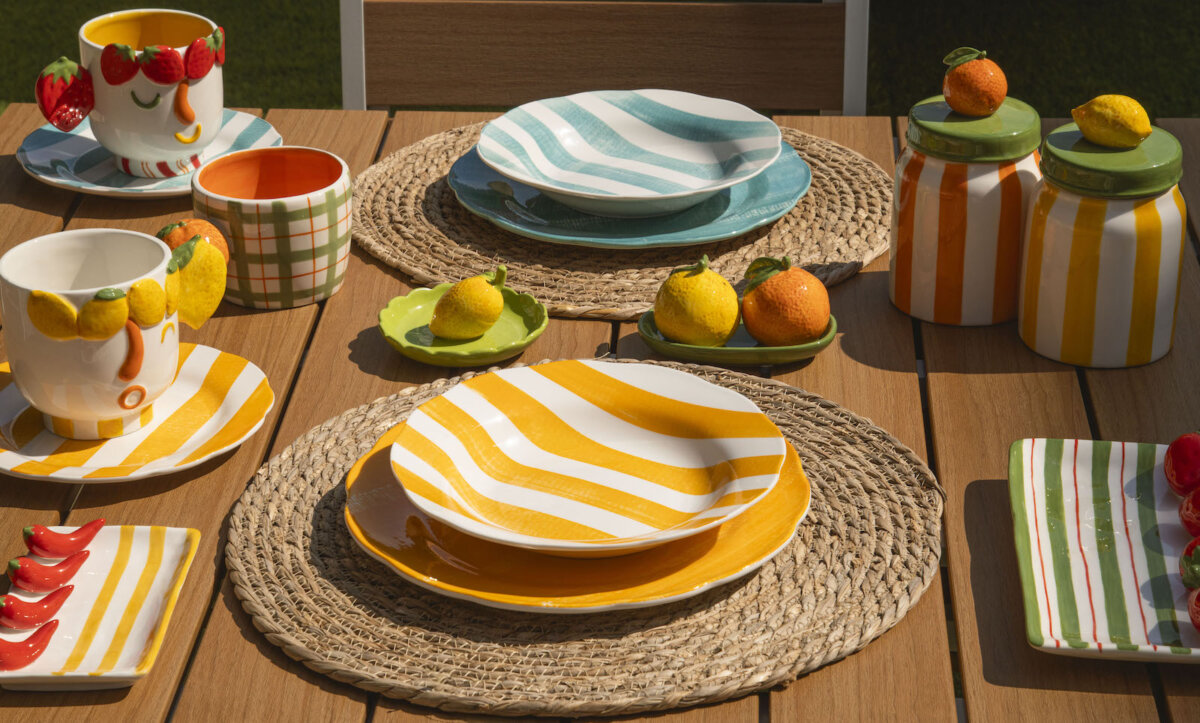 Brunch d’estate con stile: le nuove ceramiche di Villa d’Este Home Tivoli 5 Set piatti brunch