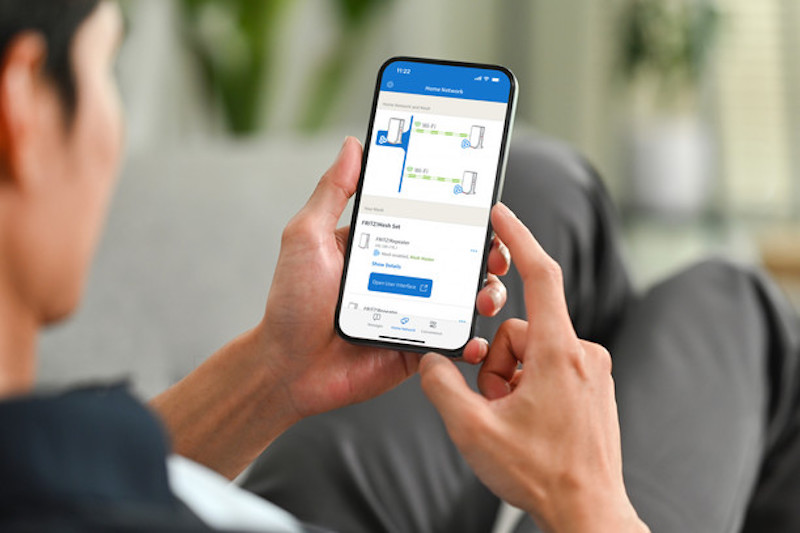 Nuovo FRITZ Mesh Wi-Fi Set 4200: copertura Wi-Fi al top 5 My Fritz app