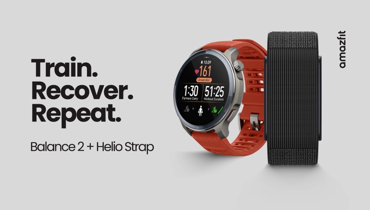 Allenamento più intelligente con il nuovo smartwatch Amazfit Balance 2 e Helio Strap 8 Smartwatch Amazfit Balance 2