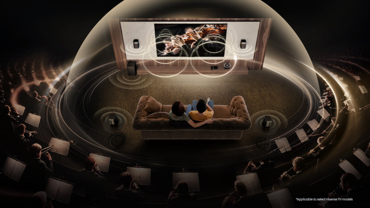 Audio 3D immersivo per Hisense HT SATURN Home Theatre Sound System 3 Home Theatre Hisense HT SATURN
