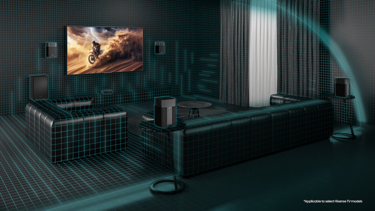 Audio 3D immersivo per Hisense HT SATURN Home Theatre Sound System 4 Home Theatre Hisense HT SATURN