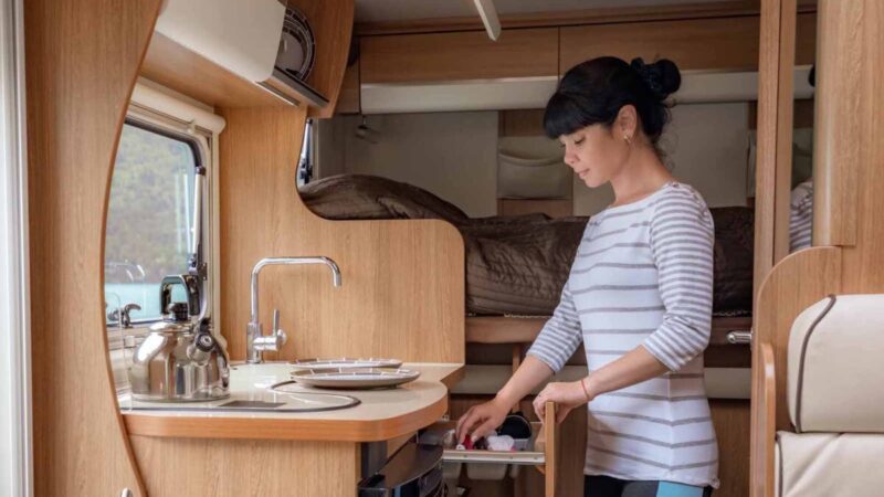 Interno Camper cucina