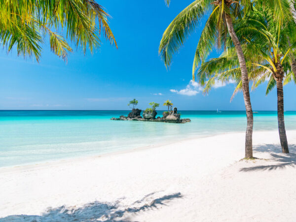White Sand Beach Boracay Island Filippine