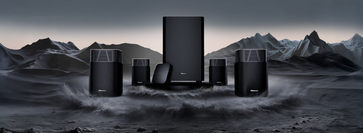 Audio 3D immersivo per Hisense HT SATURN Home Theatre Sound System 2 Home Theatre Hisense HT SATURN
