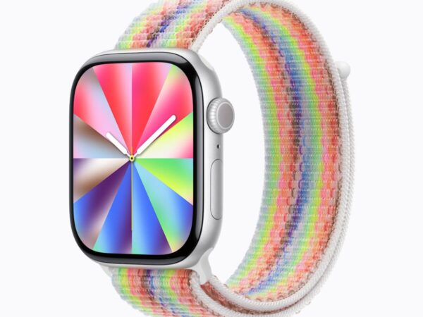 Apple Pride Collection 2026: Sport Loop, quadrante e sfondo per iPhone e iPad 9 Apple Pride Collection Apple Watch Sport Loop