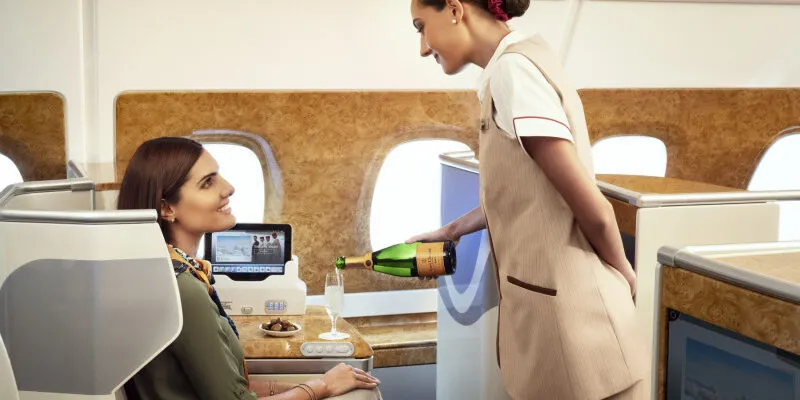 Emirates champagne Moët Hennessy