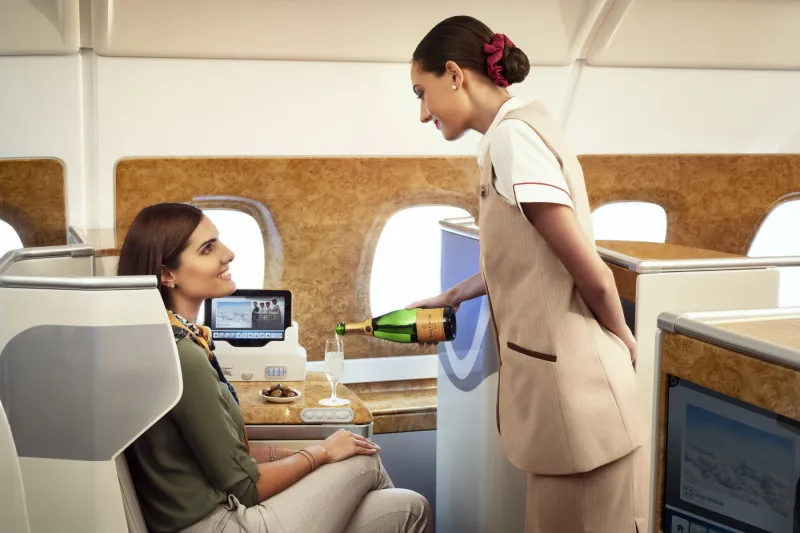 Emirates champagne Moët Hennessy